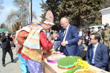 Mingəçevir şəhərində Novruz bayramı geniş qeyd edilir.