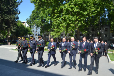 Mingəçevirlilər Ümummilli Lider Heydər Əliyevin anadan olmasının 103-cü ildönümü münasibəti ilə Ulu Öndəri ehtiramla yad etdilər