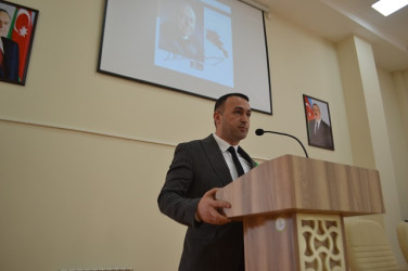 Mingəçevirdə təhsil işçilərinin Ümummilli lider Heydər Əliyevin anadan olmasının 102-ci ildönümü ilə əlaqədar “Heydər Əliyev və Qərbi Azərbaycan”mövzusunda elmi konfransı keçirilib.