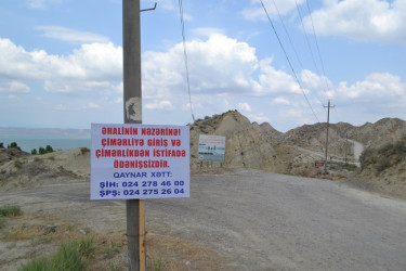 Mingəçevir Su anbarındakı çimərliklərdə reydlər keçirilmişdir.