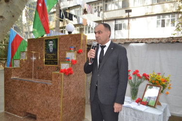Mingəçevir 1 ci Qarabağ müharibəsi şəhidi İlyas Mayılovun adının əbədiləşməsi üçün yaşadığı binanın qarşısında  xatirə bulağının  açılışı olub.