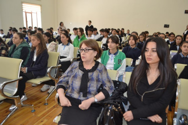 Uşaqların maraqlarına toxunan məsələlərdə onların iştirakının təmin edilməsi sahəsində fəaliyyətin gücləndirilməsi və bu istiqamətdə yeni platformalar yaradılması mövzusunda maarifləndirici tədbir  keçirilmişdir.