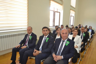 Mingəçevirdə təhsil işçilərinin Ümummilli lider Heydər Əliyevin anadan olmasının 102-ci ildönümü ilə əlaqədar “Heydər Əliyev və Qərbi Azərbaycan”mövzusunda elmi konfransı keçirilib.