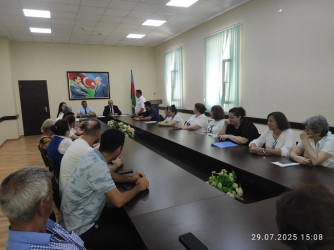 2025-ci ilin “Konstitusiya və Suverenlik ili” elan olunması ilə əlaqədar Azərbaycan Respublikası Nəqliyyat, Rabitə və Yüksək Texnologiyalar Nazirliyinin Aztelekom MMC-nin Aran Regional Filialının Mingəçevir şöbəsində tədbir keçirilmişdir.