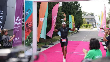 Mingəçevir şəhərində triatlon üzrə Azərbaycan çempionatı keçirilib