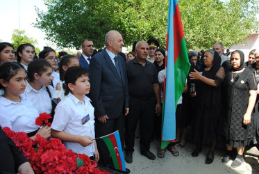 Şəhid leytenant Həsənli Eldar Müşfiq oğlunun ildönümü mərasimi keçirildi