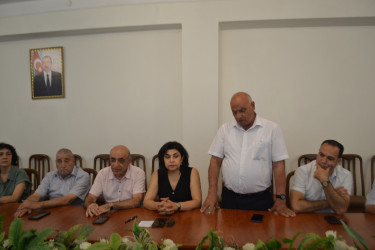 Milli Mətbuat Günü münasibəti ilə Mingəçevir şəhər İcra  Hakimiyyətində dəyirmi masa keçirilib