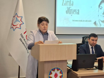 Mingəçevir Şəhər Mərkəzi Xəstəxanasında Azərbaycanın görkəmli alimi, akademik Zərifə Əliyevanın anım günü ilə əlaqədar tədbir keçirilib.