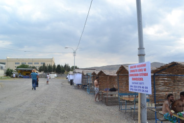 Mingəçevir Su anbarındakı çimərliklərdə reydlər keçirilmişdir.