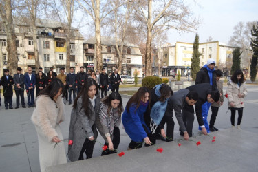 2 Fevral "Gənclər Günü" münasibətilə Mingəçevir gəncləri ilə görüş keçirildi
