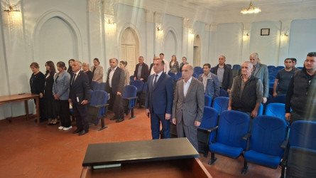 Mənzil Kommunal Təsərrüfatı İstehsalat Birliyində “Konstitusiya və Suverenlik İli”nə həsr olunmuş tədbir keçirilib