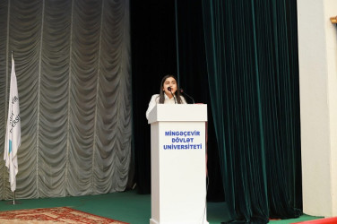 Mingəçevir Dövlət Universitetində “Konstitusiya və Suverenlik İli” çərçivəsində tələbələrin elmi-praktik konfransı keçirilib