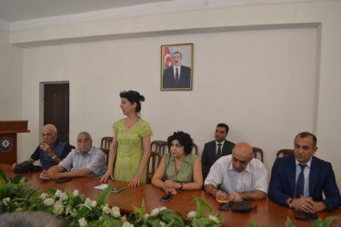 MİNGƏÇEVİRDƏ AZƏRBAYCAN MİLLİ MƏTBUATININ 150 İLLİK YUBİLEYİ MÜNASİBƏTİ İLƏ TƏDBİR KEÇİRİLİB