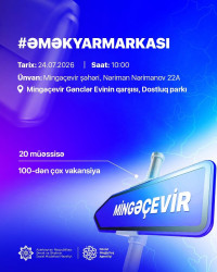 Mingəçevirdə əmək yarmarkası keçirilib, çoxsaylı vakansiyalar təklif olunub.