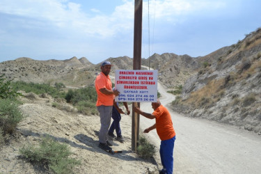 Mingəçevir şəhər çimərliyi və körfəzlərində reydlər aparılmışdır