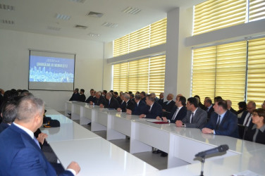 Mingəçevirdə “Şəhərsalma və Memarlıq ili” münasibəti ilə tədbir keçirilib