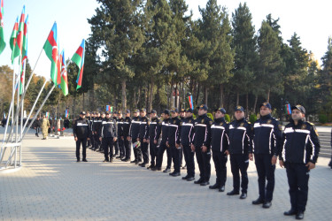 "Zəfər Günü" münasibəti ilə Mingəçevir şəhər İcra Hakimiyyətinin başçısı, Hüquq Mühafizə Orqanlarının rəhbərləri və ictimaiyyət nümayəndələri Şəhidlər xiyabanını ziyarət etdilər.