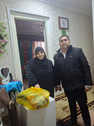 "Ramazan" və "Novruz" bayramı münasibəti ilə 494 ailəyə bayram sovqatı verildi