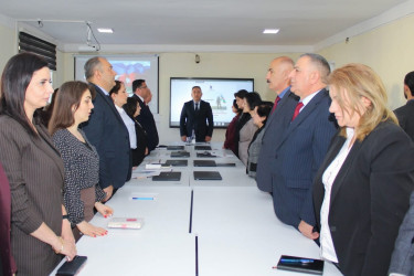 Mingəçevir Dövlət Universitetində “Aprel döyüşləri”nə həsr olunmuş konfrans keçirilib