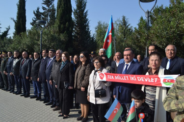 Mingəçevirdə "Dövlət Bayrağı Günü" qeyd edildi.