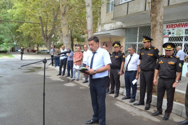 Mingəçevirdə İşləməyən əhali üçün maarifləndirmə tədbiri keçirib