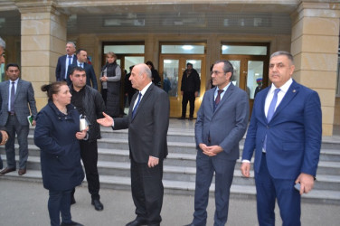 Mingəçevir şəhər İcra Hakimiyyətinin başçısı İlham İsmayılovun vətəndaşlarla növbəti səyyar görüşü mart ayının 12-də keçirilib.