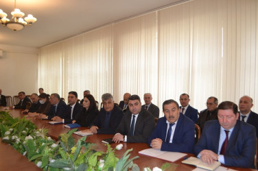13 mart tarixində Mingəçevir Şəhər İcra Hakimiyyəti başçısı yanında Şuranın növbəti iclası keçirilib.