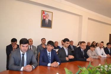 2 Fevral "Gənclər Günü" münasibətilə Mingəçevir gəncləri ilə görüş keçirildi