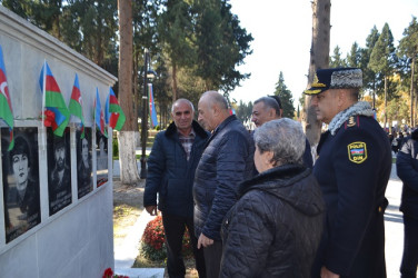 Noyabr ayının 8-də Mingəçevirdə 8 noyabr - Zəfər Günü münasibətilə tədbirlər keçirildi