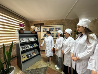 Mingəçevir Tibb Kollecində Zərifə Əliyevanın anadan olmasının 102-ci il dönümü ilə bağlı sərgi keçirildi