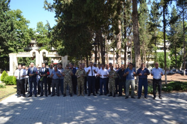 Mingəçevirdə Milli Qəhrəman Natiq Səlim oğlu Qasımovun xatirəsinə həsr olunmuş tədbir keçirilib