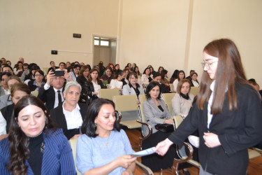 13 nömrəli tam orta məktəbdə maarifləndirici görüş keçirilib