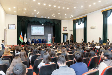 WUF13 Festivalı Mingəçevirdə: Mingəçevir Dövlət Universitetində məlumatlandırma sessiyası