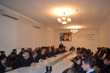 Mingəçevir şəhər İcra Hakimiyyəti və YAP Mingəçevir şəhər təşkilatının təşkilatçılığı ilə  20 Yanvar faciəsinin 36-cı ildönümünə həsr olunmuş  "20 Yanvar Azərbaycan xalqının Müstəqillik mübarizəsinin Qəhrəmanlıq səhifəsidir" mövzusunda elmi-nəzəri konfrans keçirilib.