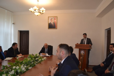 2 Fevral "Gənclər Günü" münasibətilə Mingəçevir gəncləri ilə görüş keçirildi