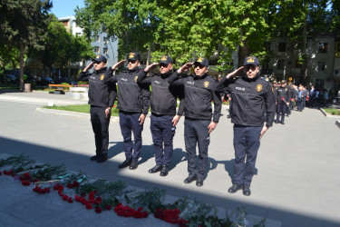 Mingəçevirlilər Ümummilli Lider Heydər Əliyevin anadan olmasının 103-cü ildönümü münasibəti ilə Ulu Öndəri ehtiramla yad etdilər
