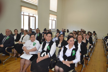 Mingəçevirdə təhsil işçilərinin Ümummilli lider Heydər Əliyevin anadan olmasının 102-ci ildönümü ilə əlaqədar “Heydər Əliyev və Qərbi Azərbaycan”mövzusunda elmi konfransı keçirilib.
