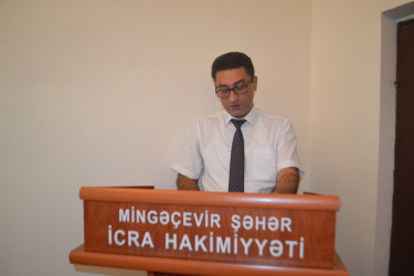 31 iyul tarixində Mingəçevir Şəhər İcra Hakimiyyəti başçısı yanında Şuranın növbəti iclası keçirilib.