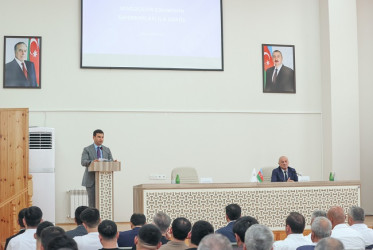 Sahibkarlarla növbəti görüş Mingəçevir şəhərində təşkil olunub