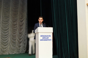 Mingəçevir Dövlət Universitetində “Konstitusiya və Suverenlik İli” çərçivəsində tələbələrin elmi-praktik konfransı keçirilib
