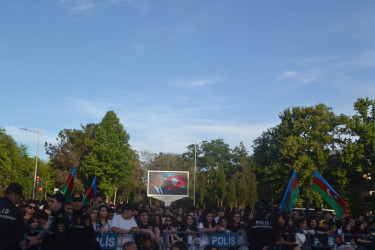 Ulu Öndər Heydər Əliyevin anadan olmasının 103-cü ildönümünə həsr olunmuş konsert keçirilmişdir.