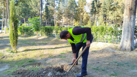 Mingəçevir şəhərində "Anım Günü" ilə bağlı təmizlik işləri aparılmışdır.