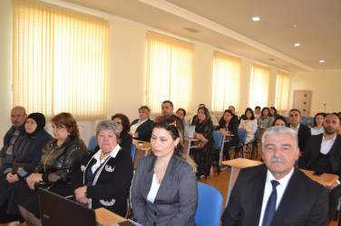 Mingəçevir şəhərində Aprel şəhidlərinin anım günü ilə əlaqədar konfrans keçirilib.