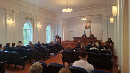 Mənzil Kommunal Təsərrüfatı İstehsalat Birliyində “Konstitusiya və Suverenlik İli”nə həsr olunmuş tədbir keçirilib