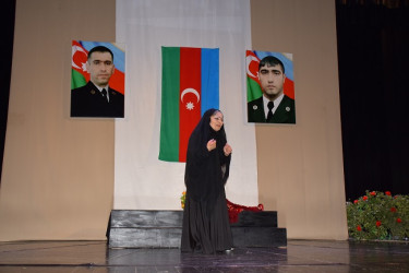27 sentyabr-Anım Günü  ilə əlaqədar olaraq  "Vətən şəhidləri" adlı tamaşa-kompozisiyası nümayiş olunub.