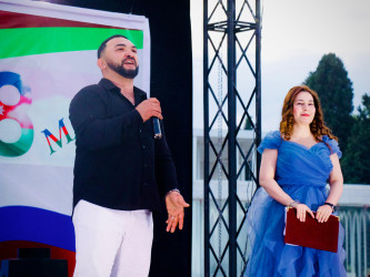 Mingəçevir şəhərində bayram konserti təşkil edilib.