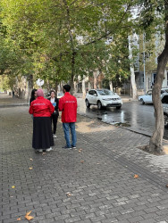 Oktyabrın 2-də şəhər sakinlərinə Mingəçevir şəhər İcra Hakimiyyəti tərəfindən hazırlanmış “Məişət zorakılığının qurbanı olma” adlı bukletlər  paylanılıb