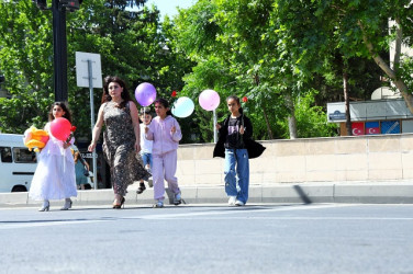 Mingəçevirdə "Şagirdlərin yol hərəkəti qaydaları barədə maarifləndirilməsi" adlı tədbir təşkil olunub