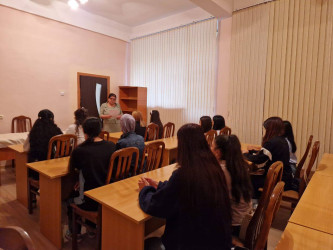 17.09.2025-ci il tarixdə Mingəçevir şəhər şəhid Azər Niftəliyev adına Mədəniyyət Mərkəzinin Sənətkarlıq klubunda  mühazirə təşkil olunmuşdur.