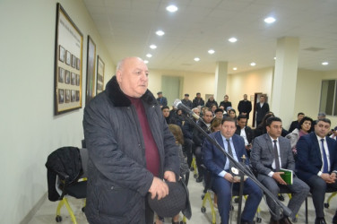 Mingəçevir şəhər İcra Hakimiyyətinin başçısı İlham İsmayılovun sakinlərlə növbəti səyyar görüşü yanvar ayının 13-də keçirilib.